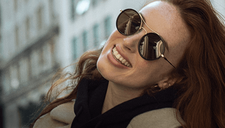 Crullé zonnebrillen voor vrouwen