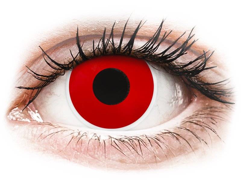 Colourvue Crazy Lens Red Devil Zonder Sterke 2 Lenzen huismerk kopen in de aanbieding