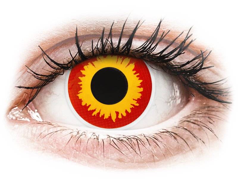 Colourvue Crazy Lens Wildfire Zonder Sterke 2 Lenzen huismerk kopen in de aanbieding