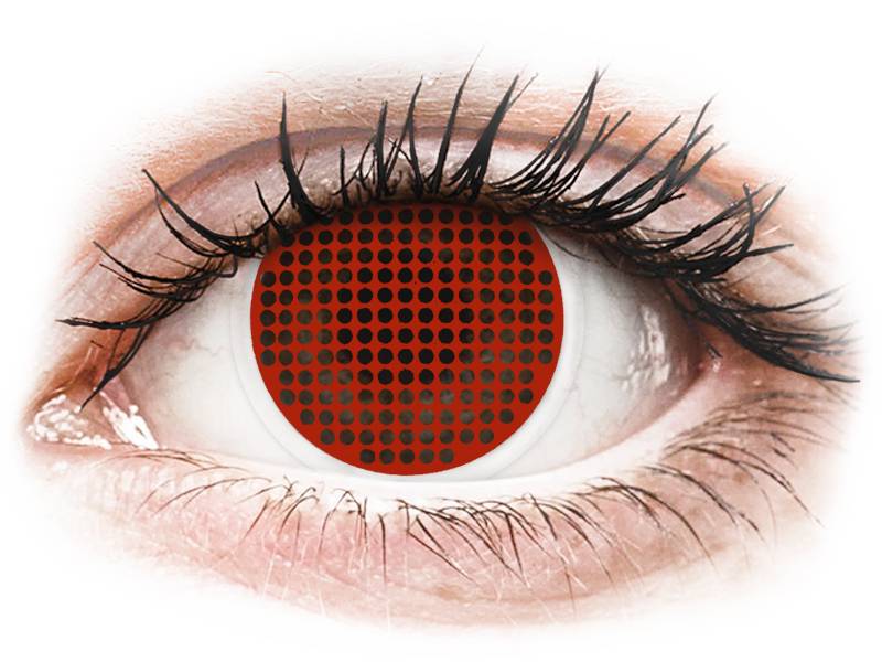 Colourvue Crazy Lens Red Screen Zonder Sterke 2 Lenzen huismerk kopen in de aanbieding