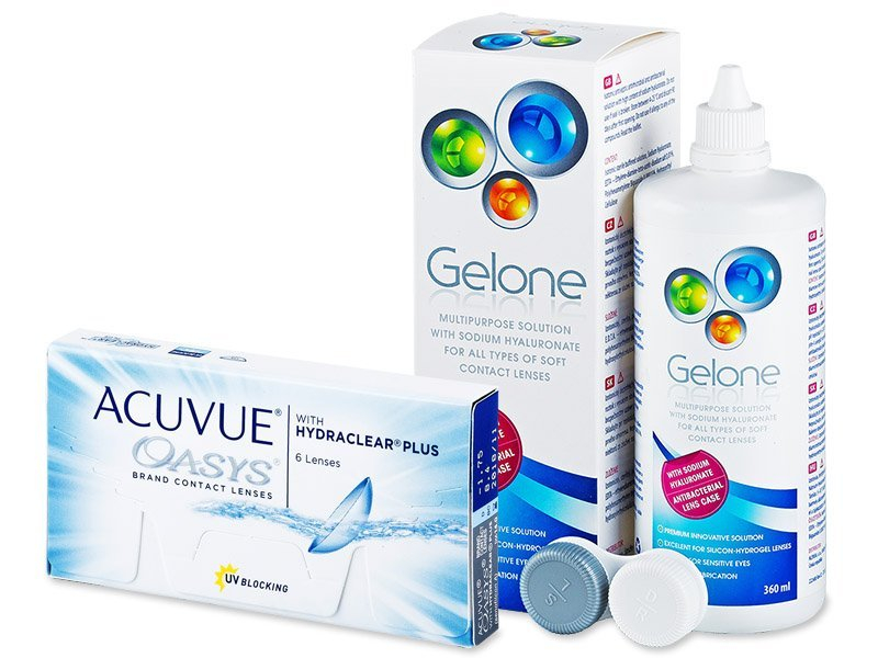 Acuvue Oasys 6 Lenzen Gelone 360 Ml huismerk kopen in de aanbieding