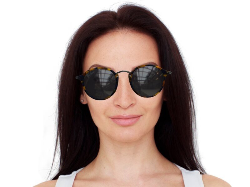 Ray ban round sales fleck