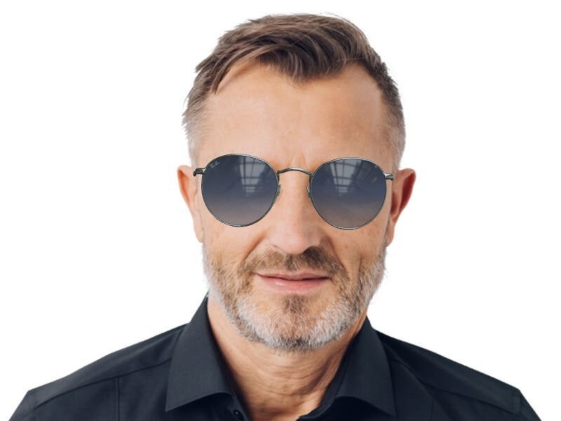 Ray-Ban Round Metal RB3447 906515